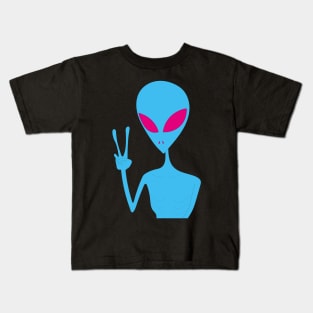 Acid Peace Alien Kids T-Shirt